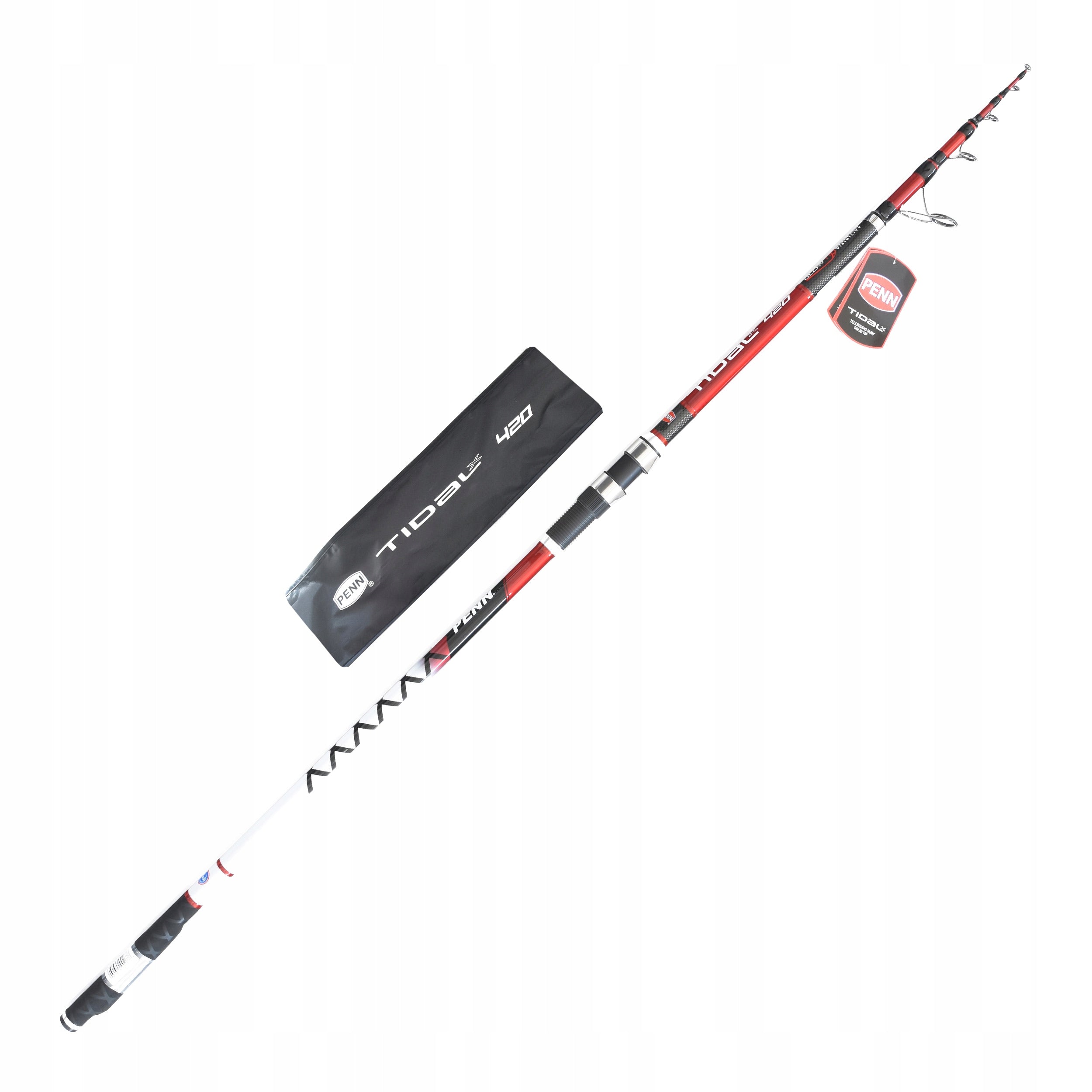 Telescopic sea fishing rod Penn Tidal X Tele Surf Solid Tip 4.20m -140g