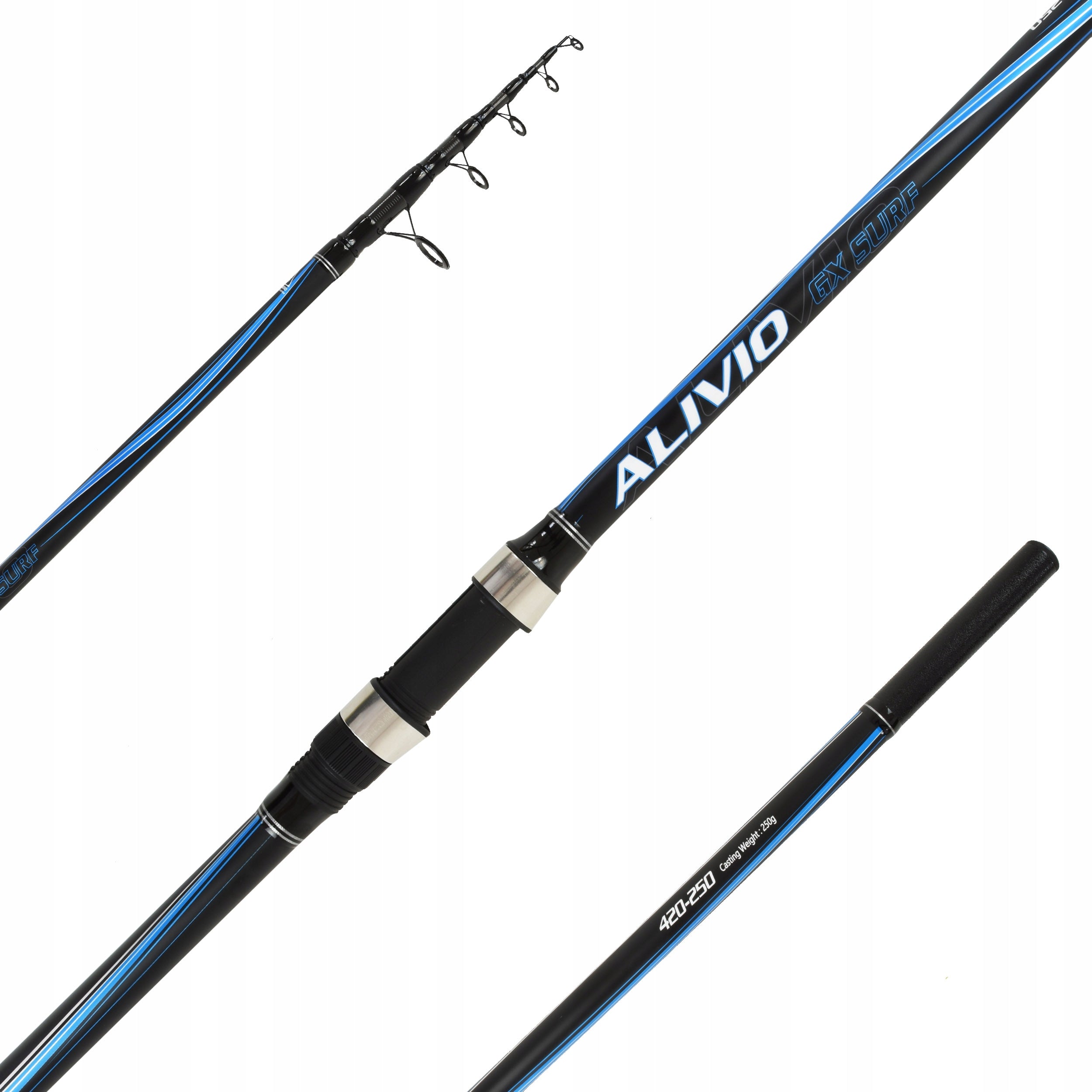 Telescopic surfcasting rod Shimano Alivio GX Surf Tele 4.20m 0-250g Packaging status original