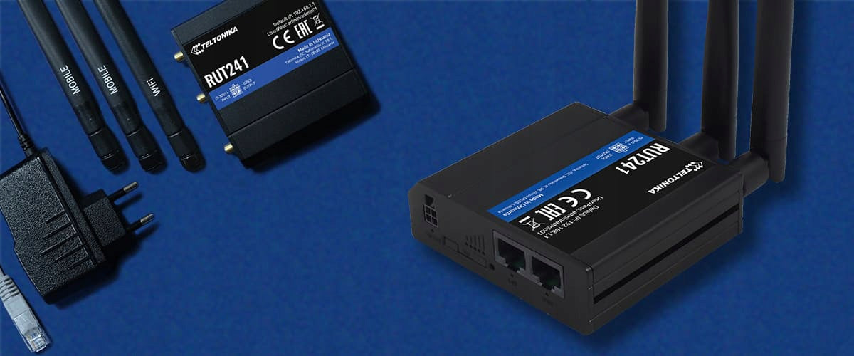 Teltonika LTE Router RUT241 (Cat 4), 2G, WiFi, Ethernet Manufacturer Teltonika