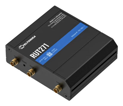 Teltonika RUT271 industrial router 5G (Redcap), Wi-Fi, 2xETH, GPS Manufacturer code RUT271