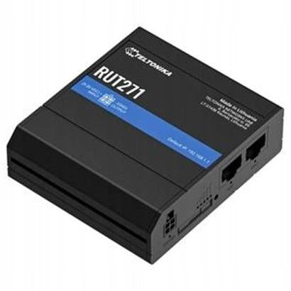 Teltonika RUT271 industrial router 5G (Redcap), Wi-Fi, 2xETH, GPS Packaging status original