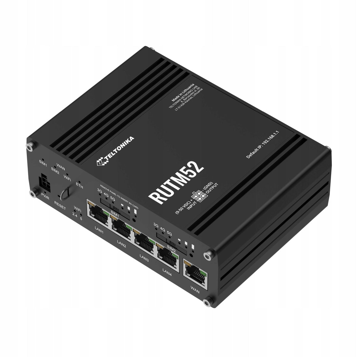 Teltonika RUTM5210B000 5G Dual-band Gigabit Ethernet router