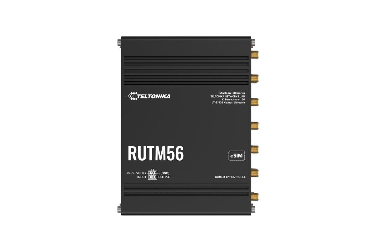 Teltonika RUTM56 Dual Modem 5G LTE Cat 4 Router