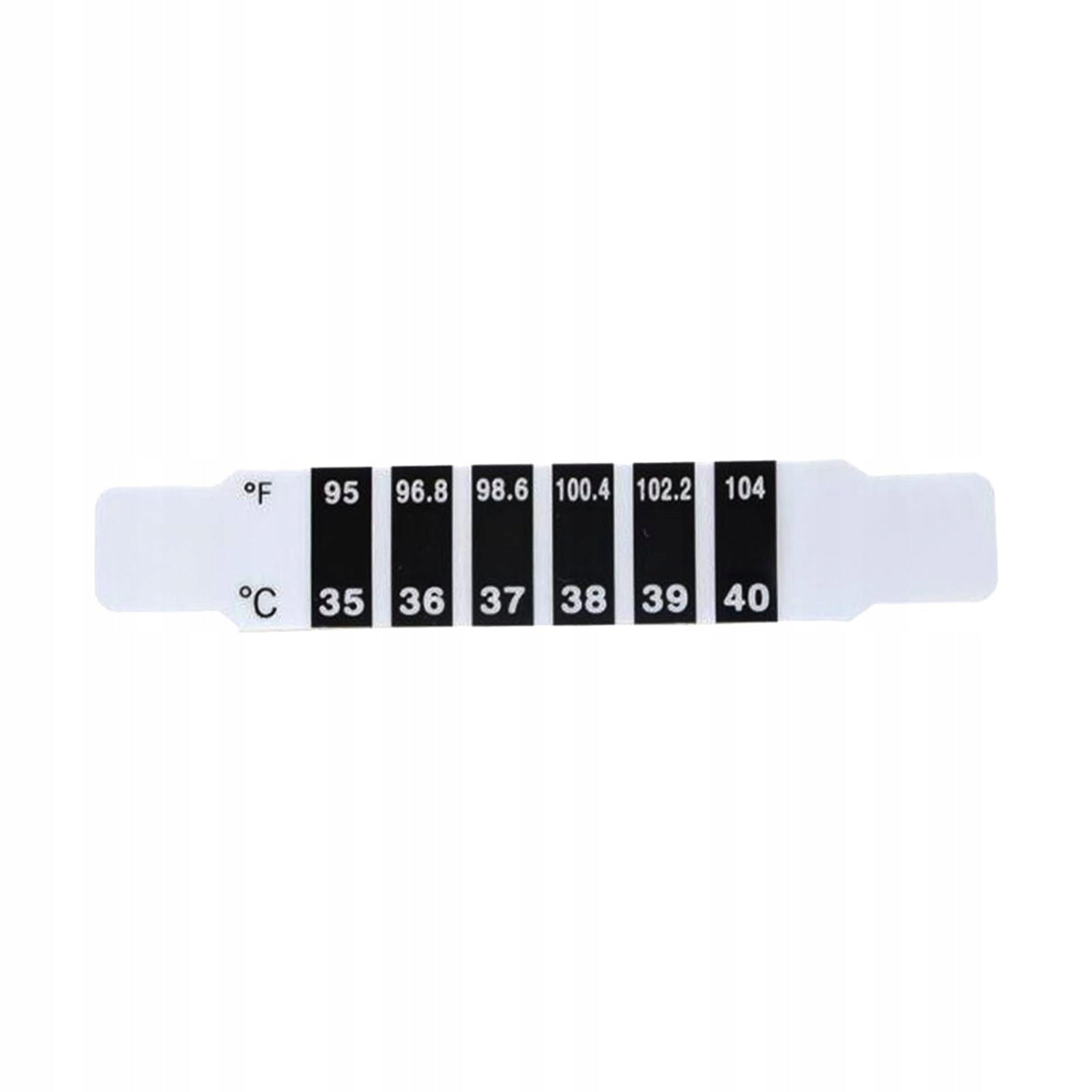 Temperature Strips Discoloration Multipurpos Universal Celsius Fahrenheit Medical device type accessories for a medical device or a product without an intended medical purpose
