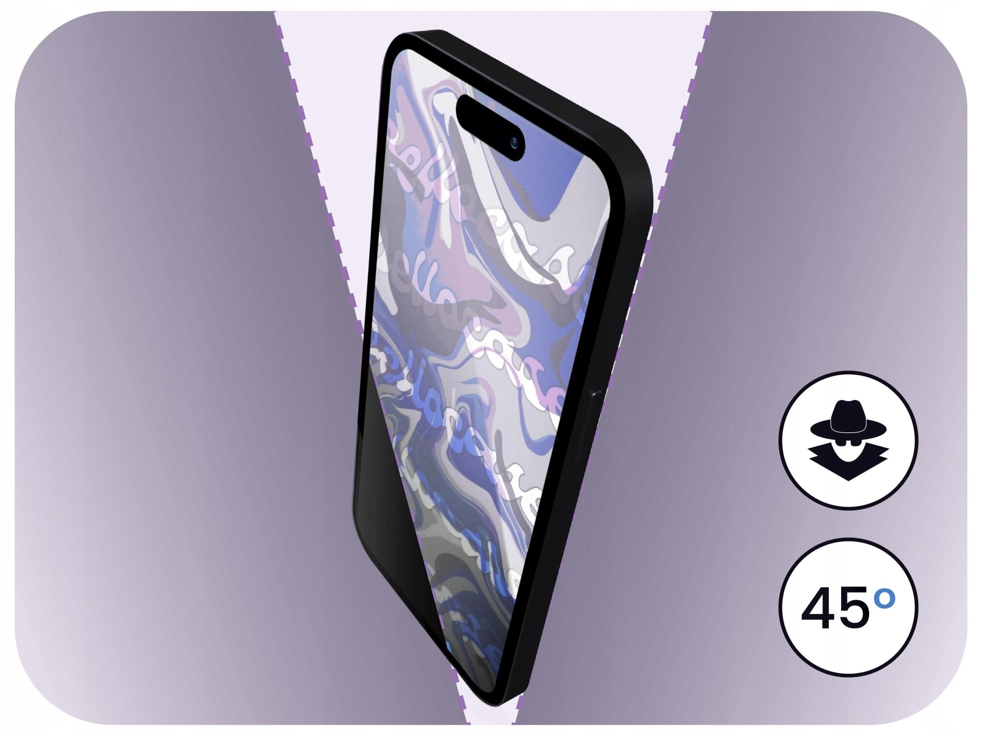 Tempered Glass For Apple Iphone 16 Antispy (9H, Anti-Spy, Protective) Manufacturer code SZKŁO PRYWATYZUJĄCE NA CAŁY EKRAN 2216
