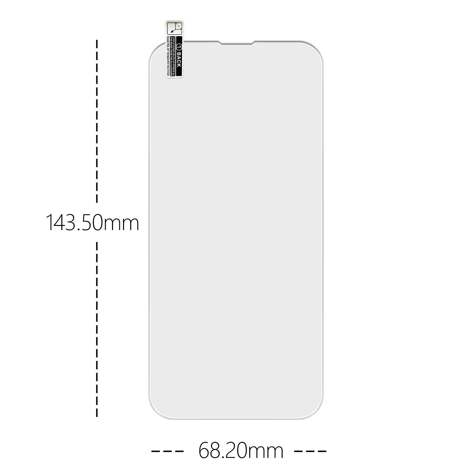 Tempered Glass For iPhone 13 / 13 Pro (Fast 9H, Flat 2.5D, Protective) Manufacturer code SZKLO HARTOWANE SZKIEŁKO OCHRONNE SZYBKA 398
