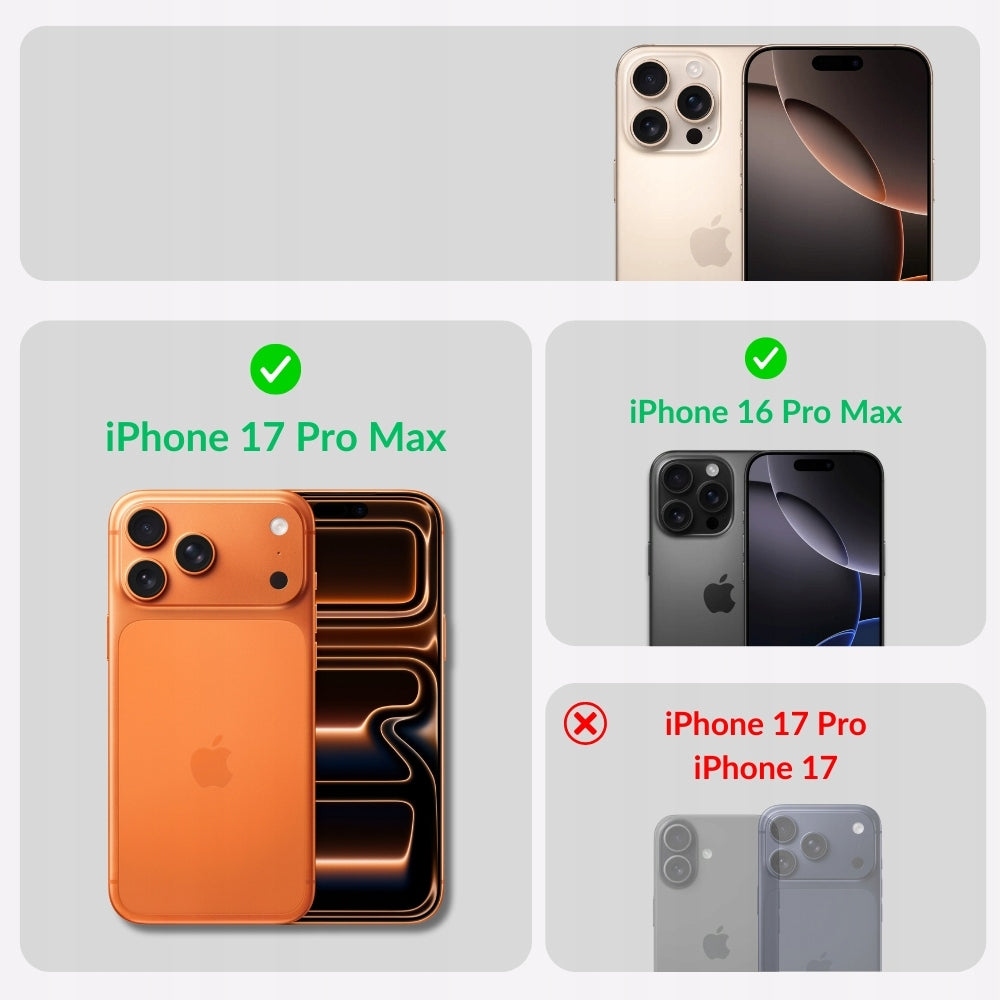 Tempered glass Spigen for iPhone 17 Pro Max, 9H for case with applicator 2Pack Packaging status original
