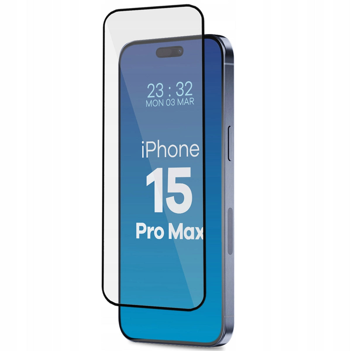 Tempered glass for iPhone 15 Pro Max, Bizon, fast with applicator, 2 pieces Manufacturer Bizon