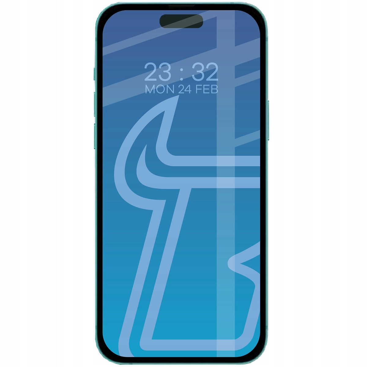 Tempered glass with frame Bizon for iPhone 15/16, glass 2 pieces Manufacturer code szybka ochrona ekranu BGED2IP15