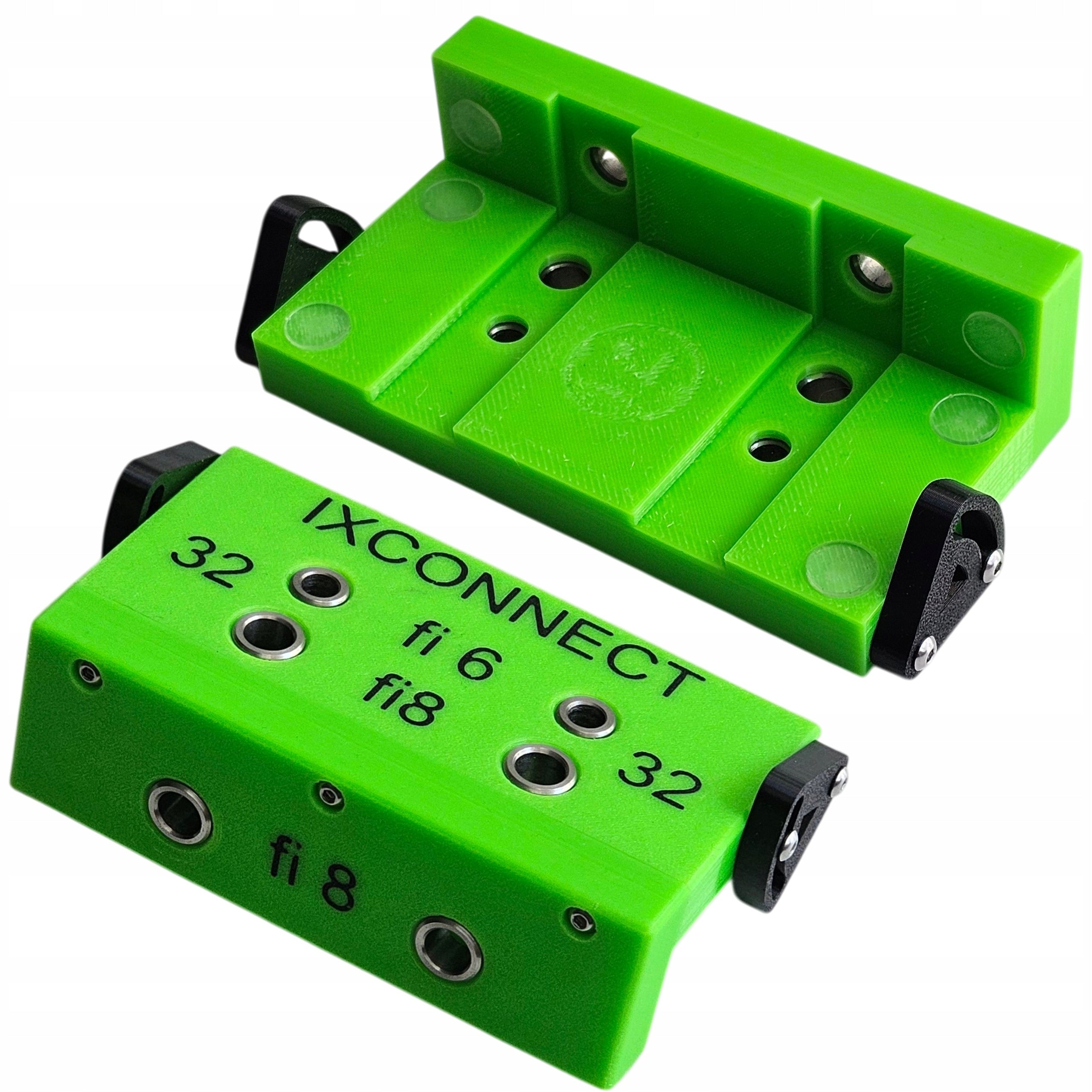 Template fitting for drilling IXCONNECT Hafele - invisible connections