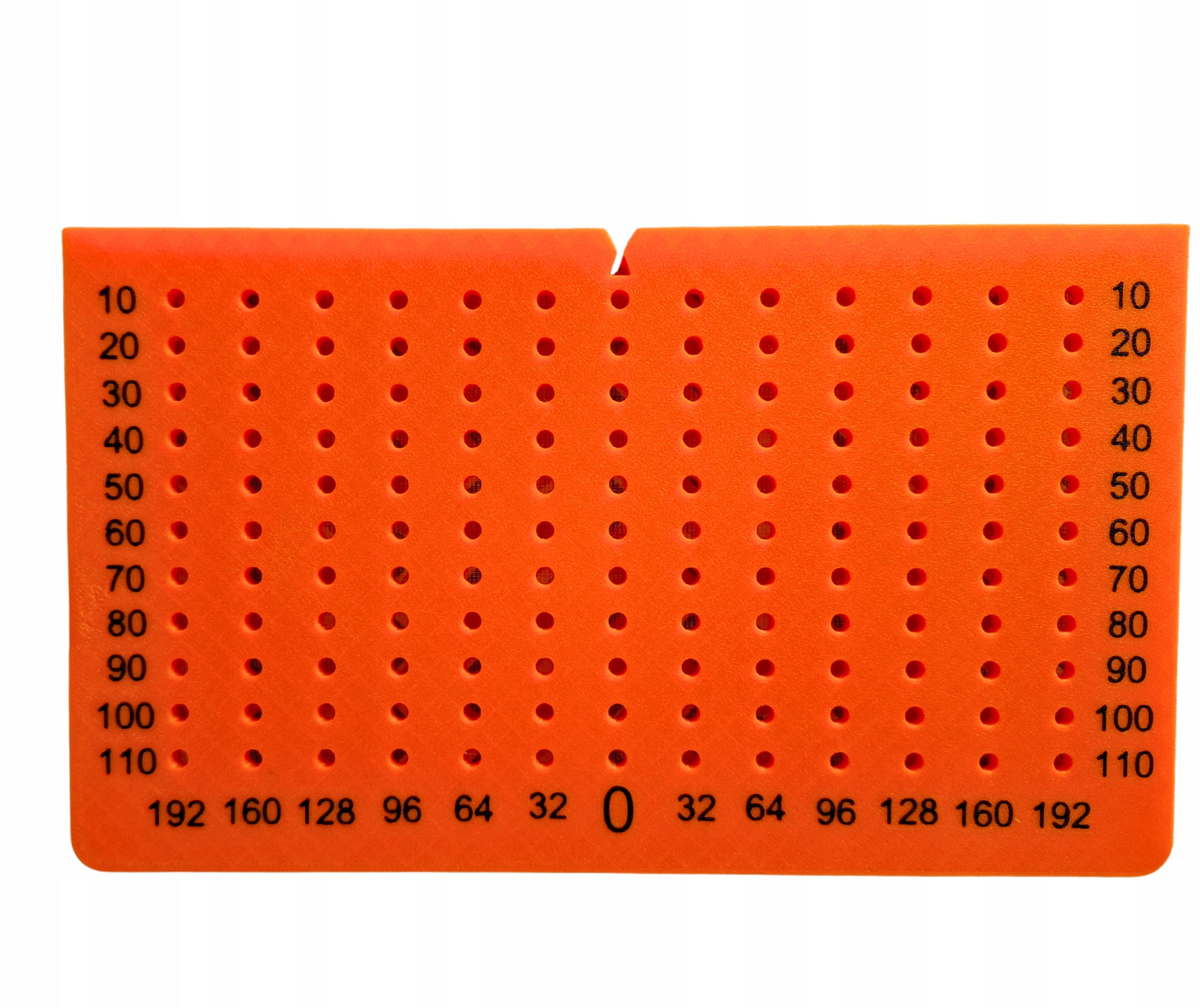 Template for drilling holes for furniture handles – spacing up to 192mm