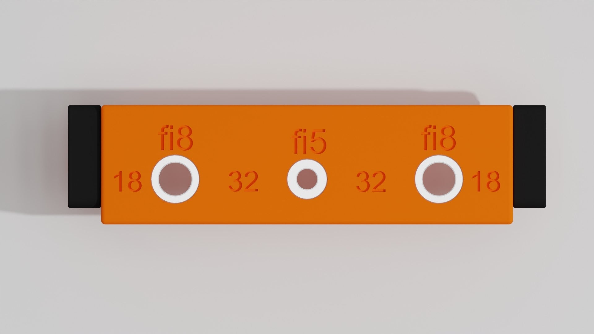 Template for furniture confirmate studs – with steel sleeves drilling EAN (GTIN) 5908453131416