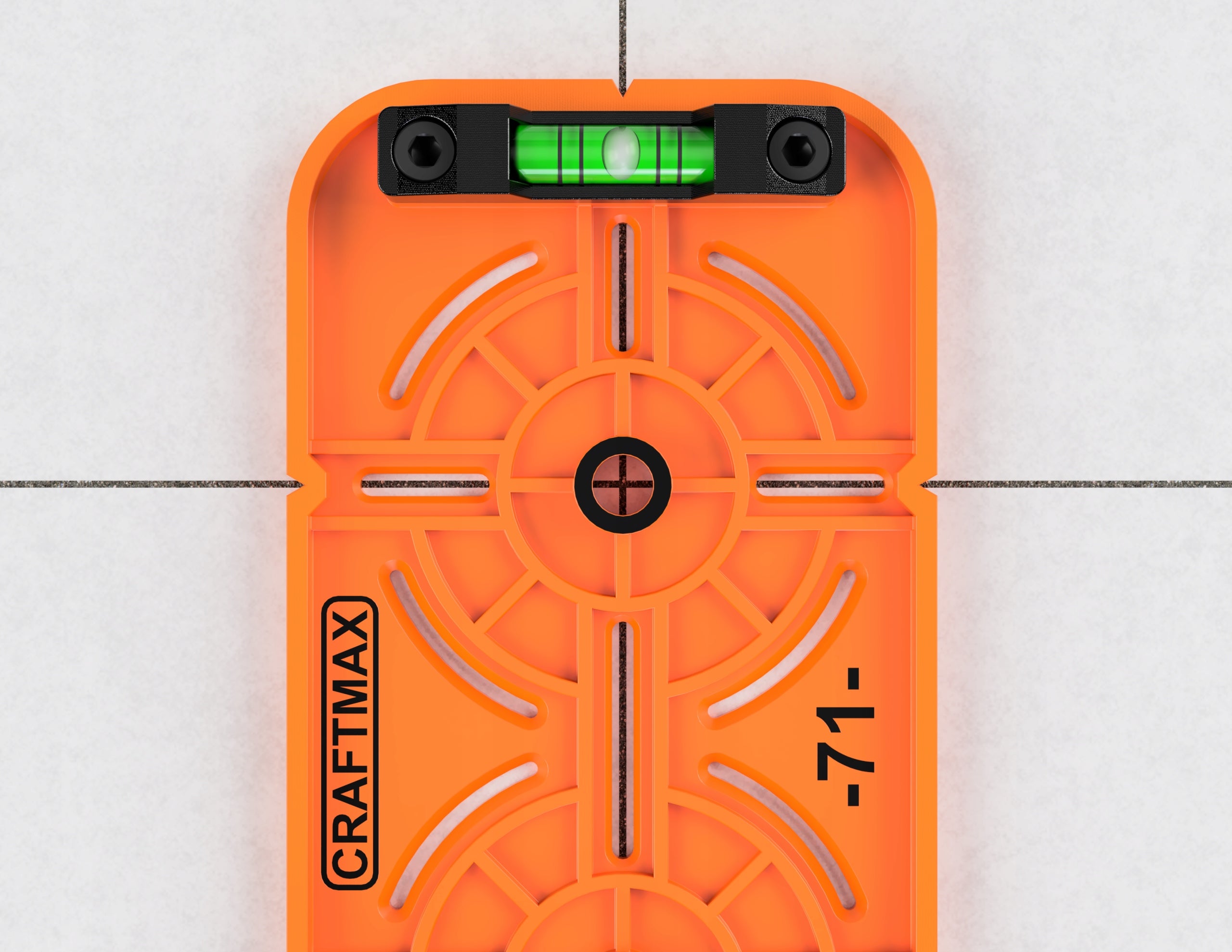 Template template for electric cans Ø68 spacing 71mm level 4P Brand no brand