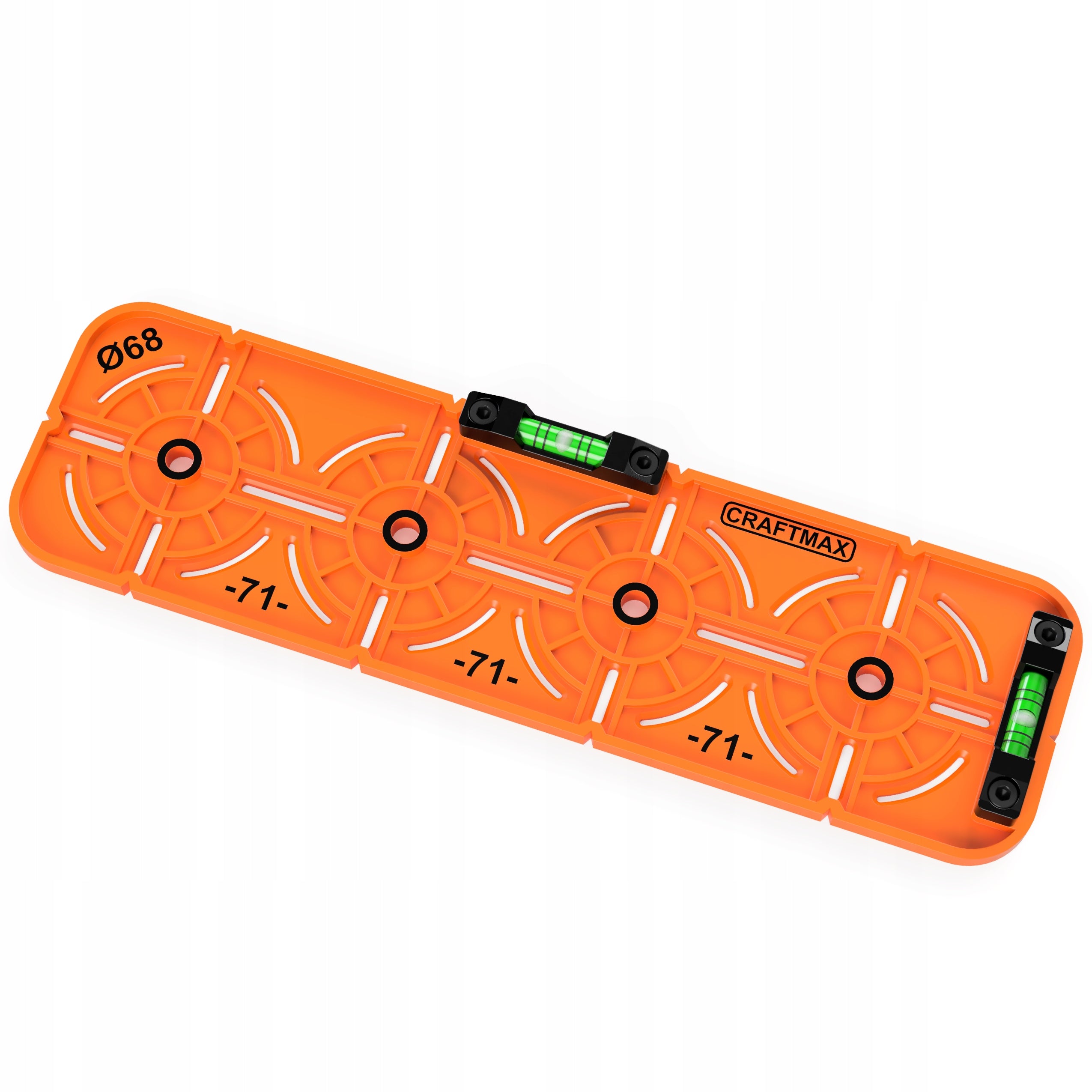 Template template for electric cans Ø68 spacing 71mm level 4P