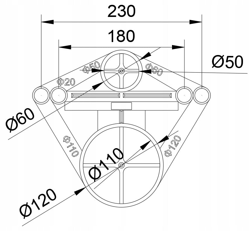 Template tile hole template for WC geberit frame with level libella Brand no brand