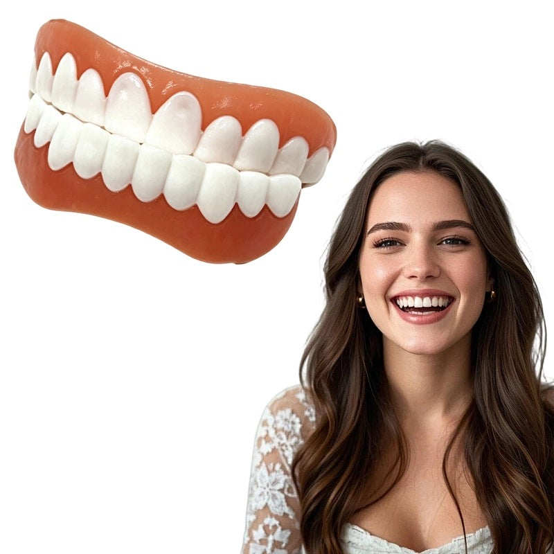 Temporary silicone prosthesis instant smile artificial teeth