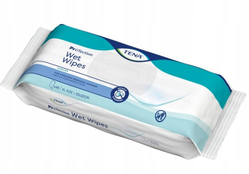 Tena Wet Wipes Original large wet wipes 48 pieces