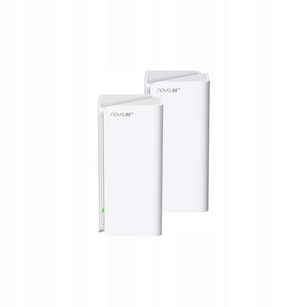 Tenda Nova MX21-Pro Mesh Wi-Fi 6E AXE5700 Tri-Band Router 2 pcs. Manufacturer Tenda