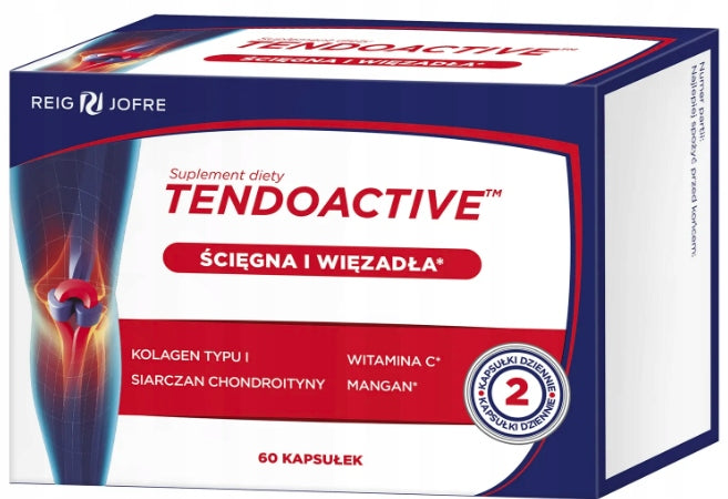 Tendoactive tendons and knots collagen vitamin C 60 capsules