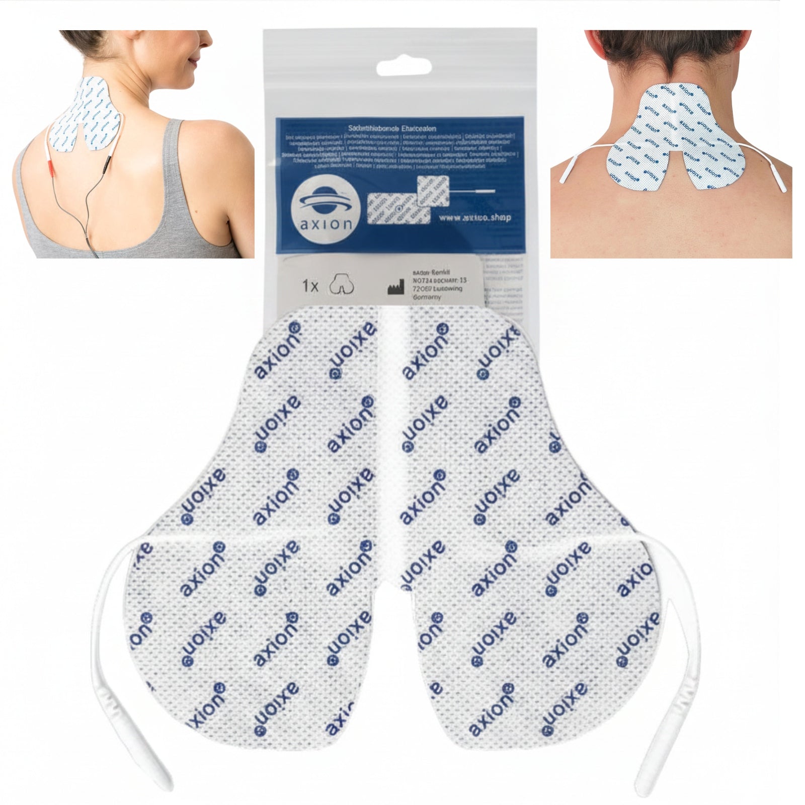 Tens ems electrode for neck pain self-adhesive gel for pin2 massager