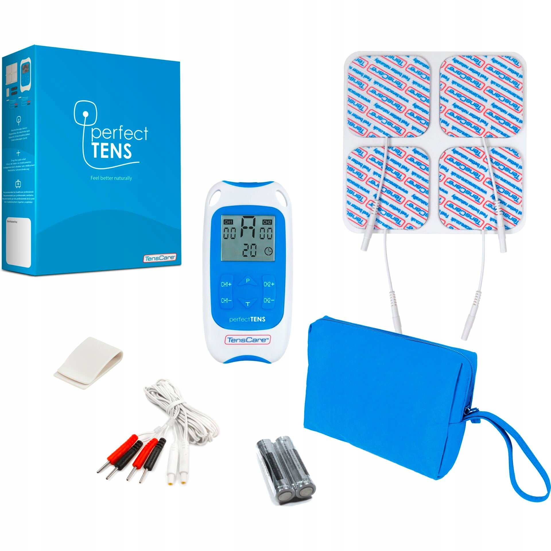 TensCare Perfect TENS Pain Relief Machine Packaging status original