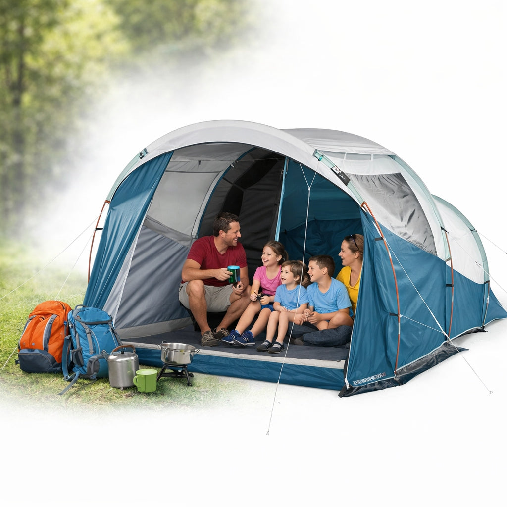 Tent 4 PERSON Quechua Arpenaz 4.1 Camping VESTIBULE 4 pers HIT