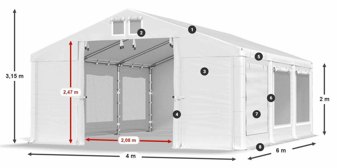 Tent 4x6 Garden Party DAS 560 S Type tent