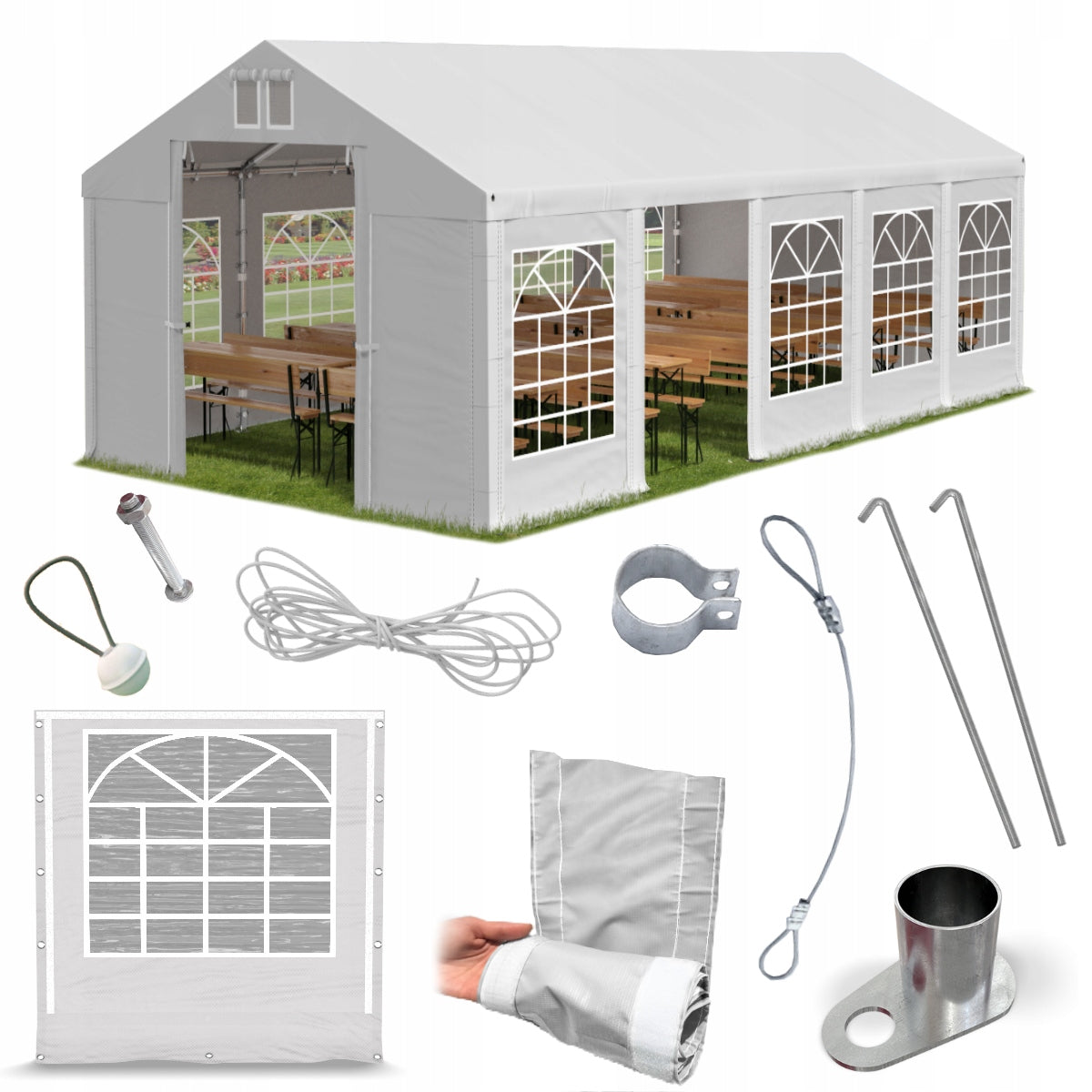 Tent 5x10 garden party DAS 560 S VARIOUS COLORS