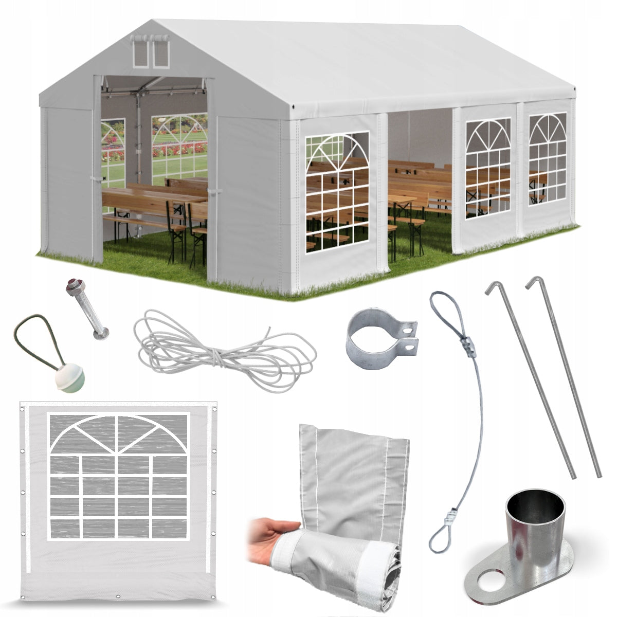 Tent 5x8 Party Garden 5x8 DAS 560 S VARIOUS COLORS