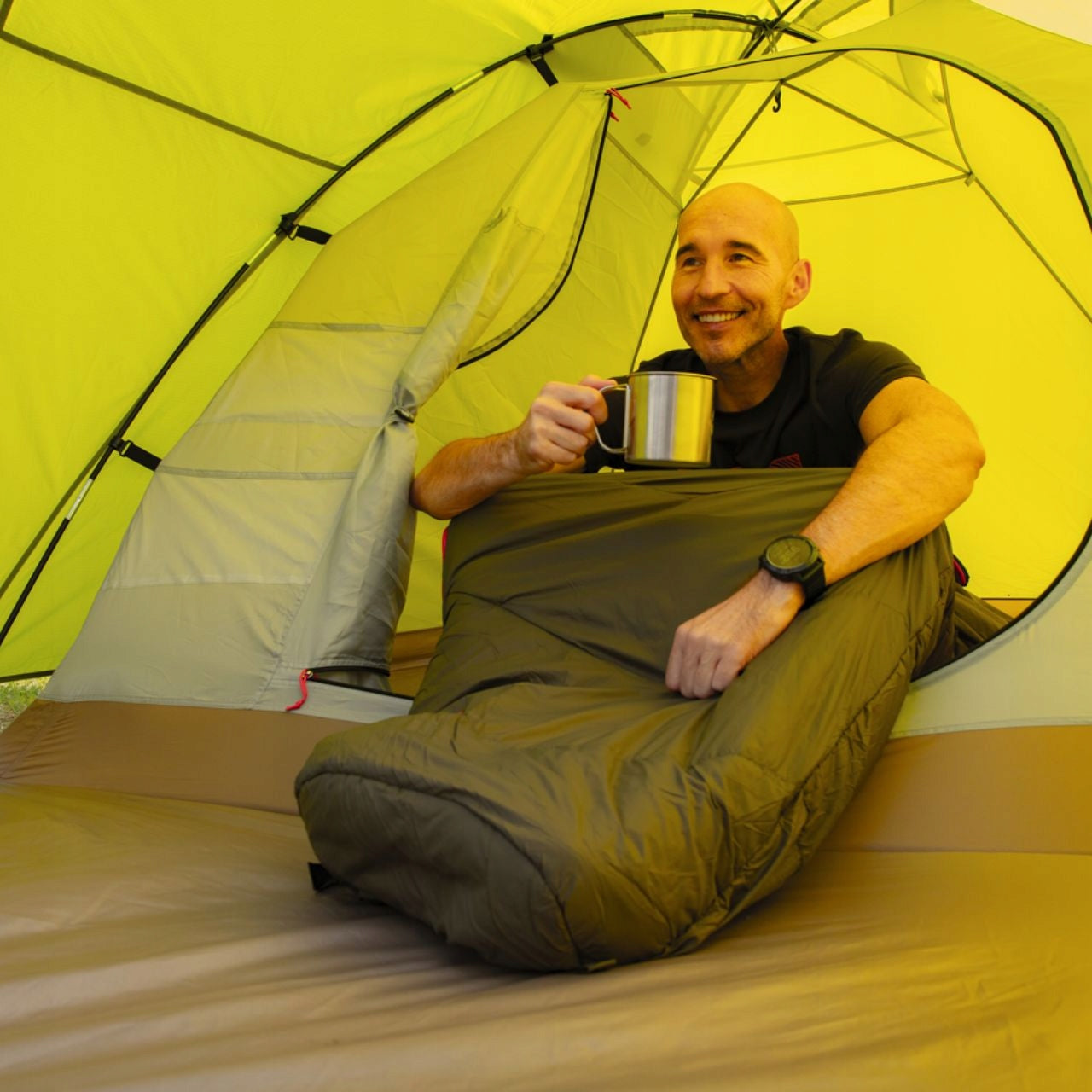 Tent Alpinus Tarragona 3 3os tropical vestibule with floor 4kg 3000/5000mm Brand Alpinus