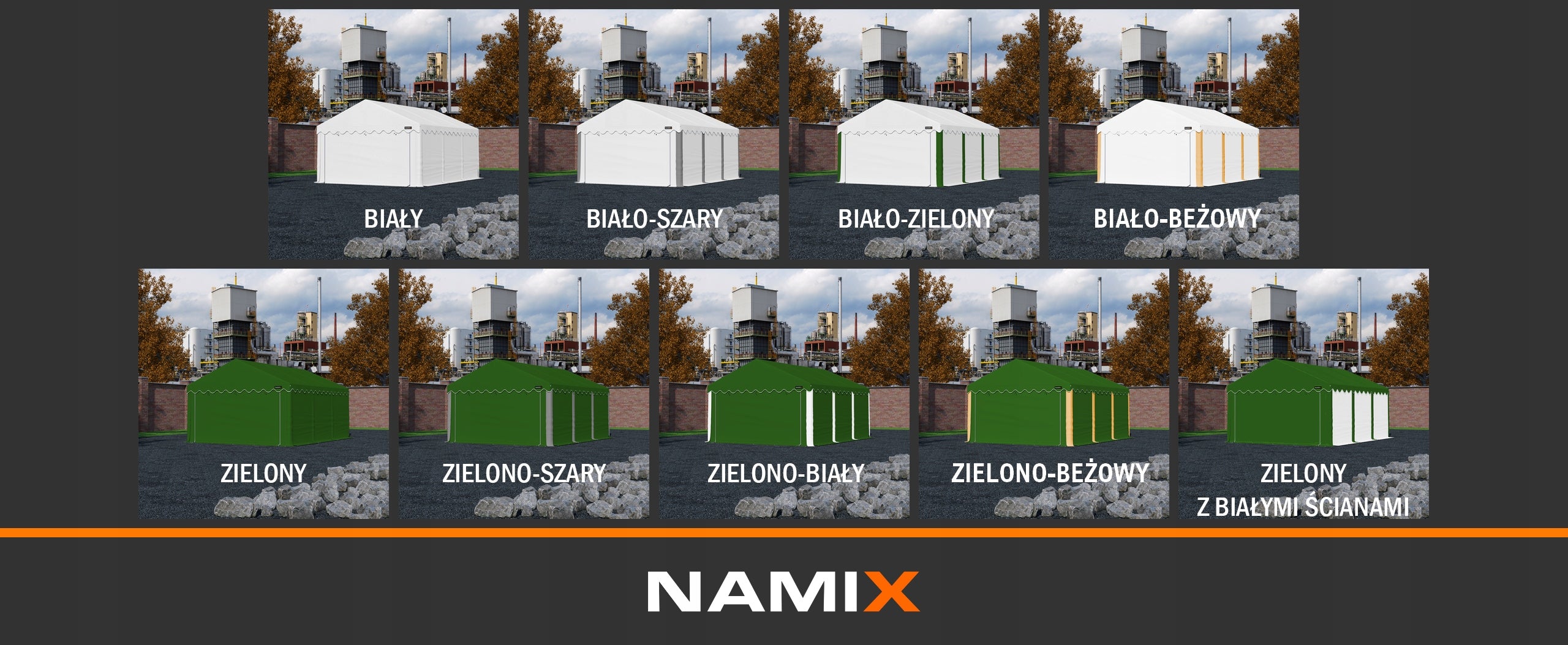 Tent BASIC 3x4 commercial warehouse VARIOUS COLORS + SIDE WALLS FREEBIE Number of side walls 6 walls