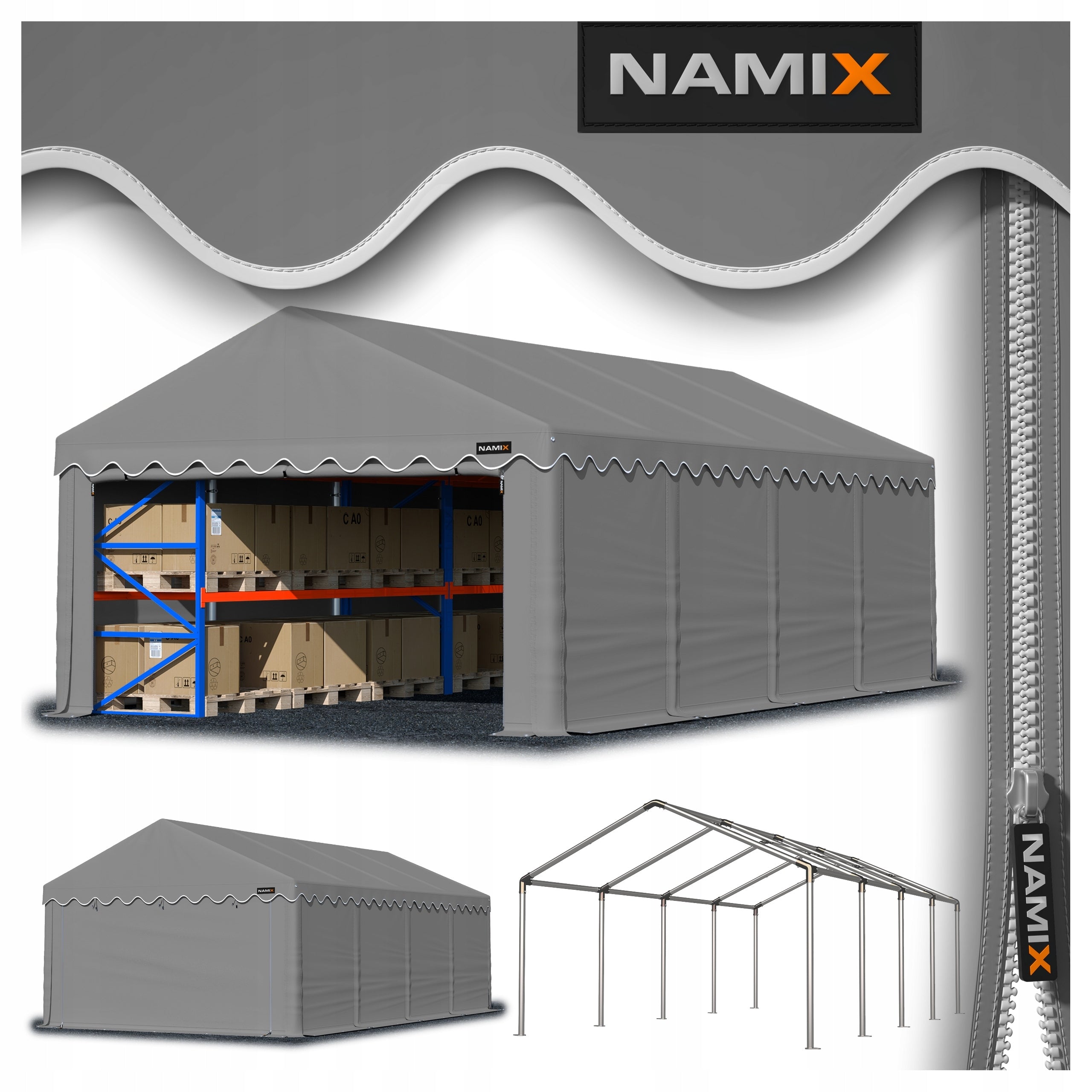 Tent BASIC 6x8 storage DIFFERENT COLORS + SIDE WALLS FREEBIE
