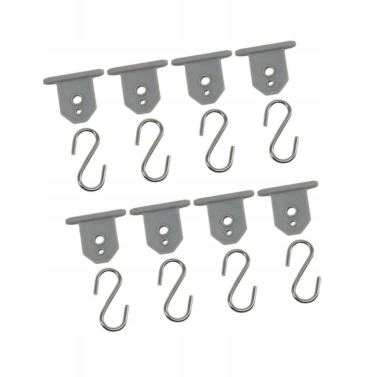 Tent Clips Light Holder Rope Clamp Equipment Accessories RV dual holes 8pcs Brand no brand