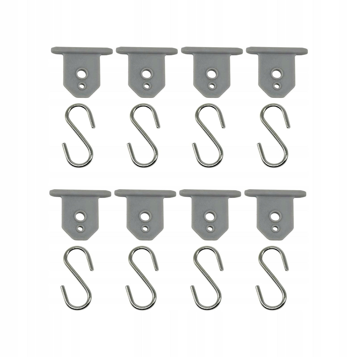 Tent Clips Light Holder Rope Clamp Equipment Accessories RV dual holes 8pcs