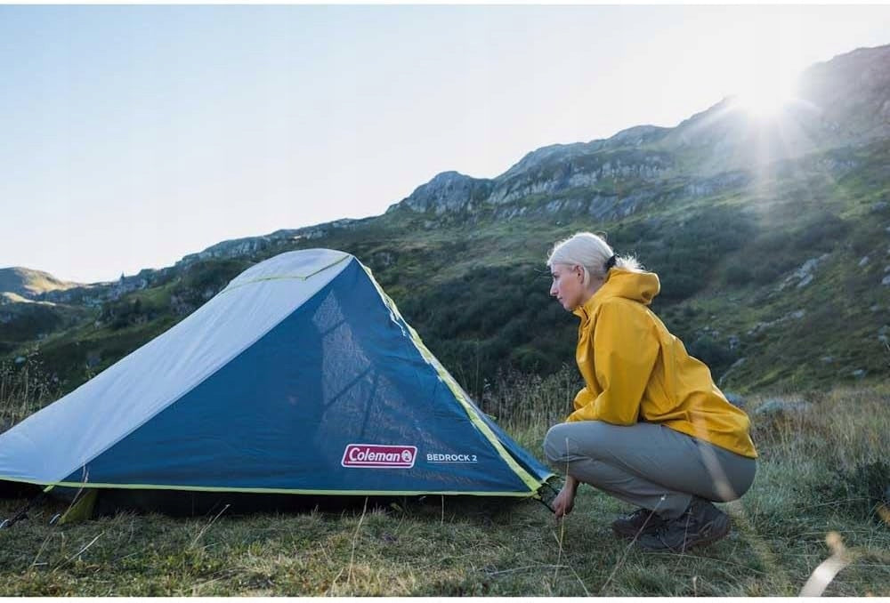 Tent Coleman Bedrock 2 Unisex Green 2-Person Brand Coleman