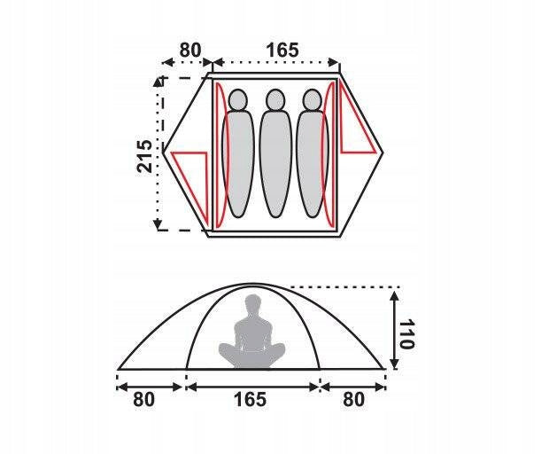 Tent Fjord Nansen Veig Pro III Manufacturer code 44676