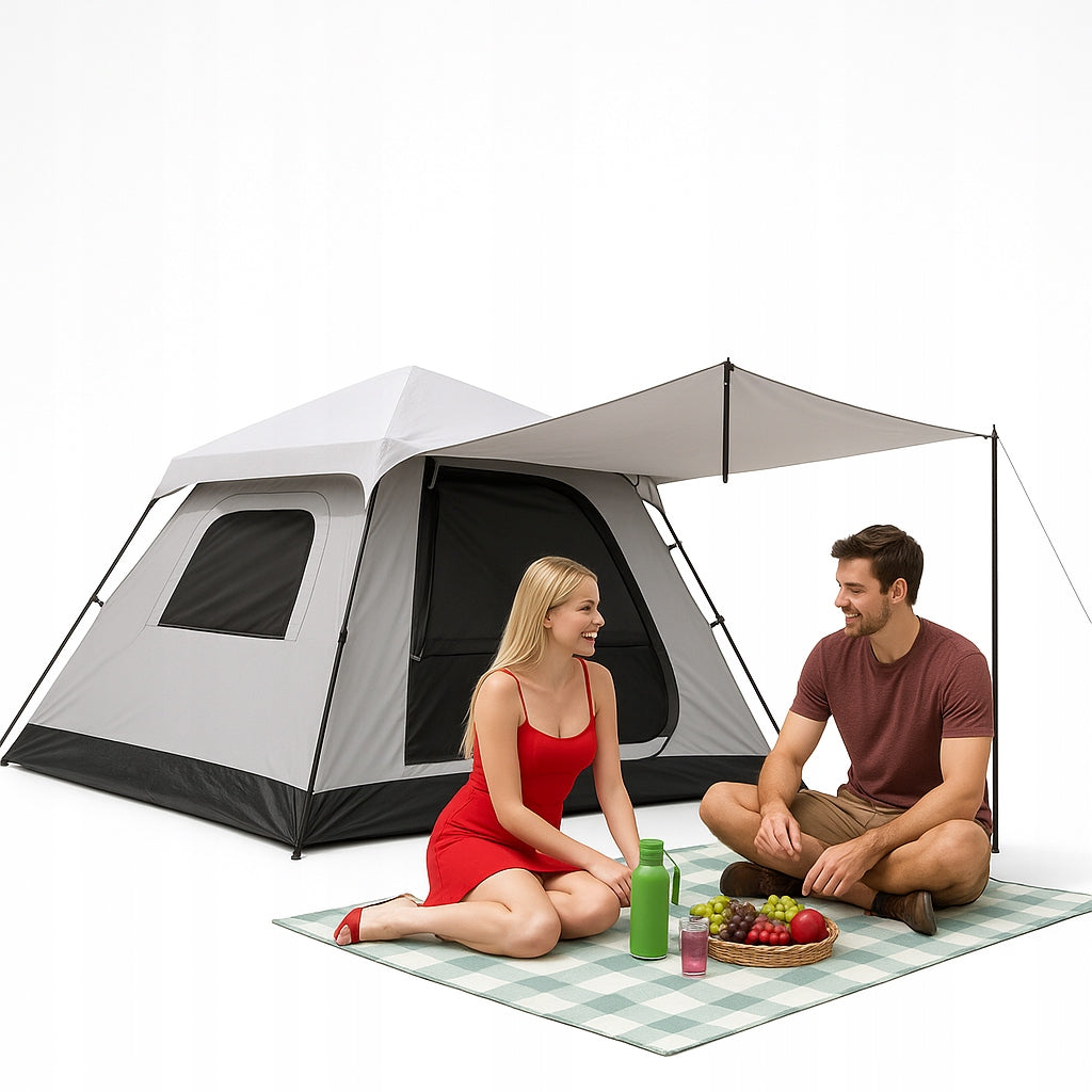 Tent Four Person Tourist Automatic Camping Waterproof1500
