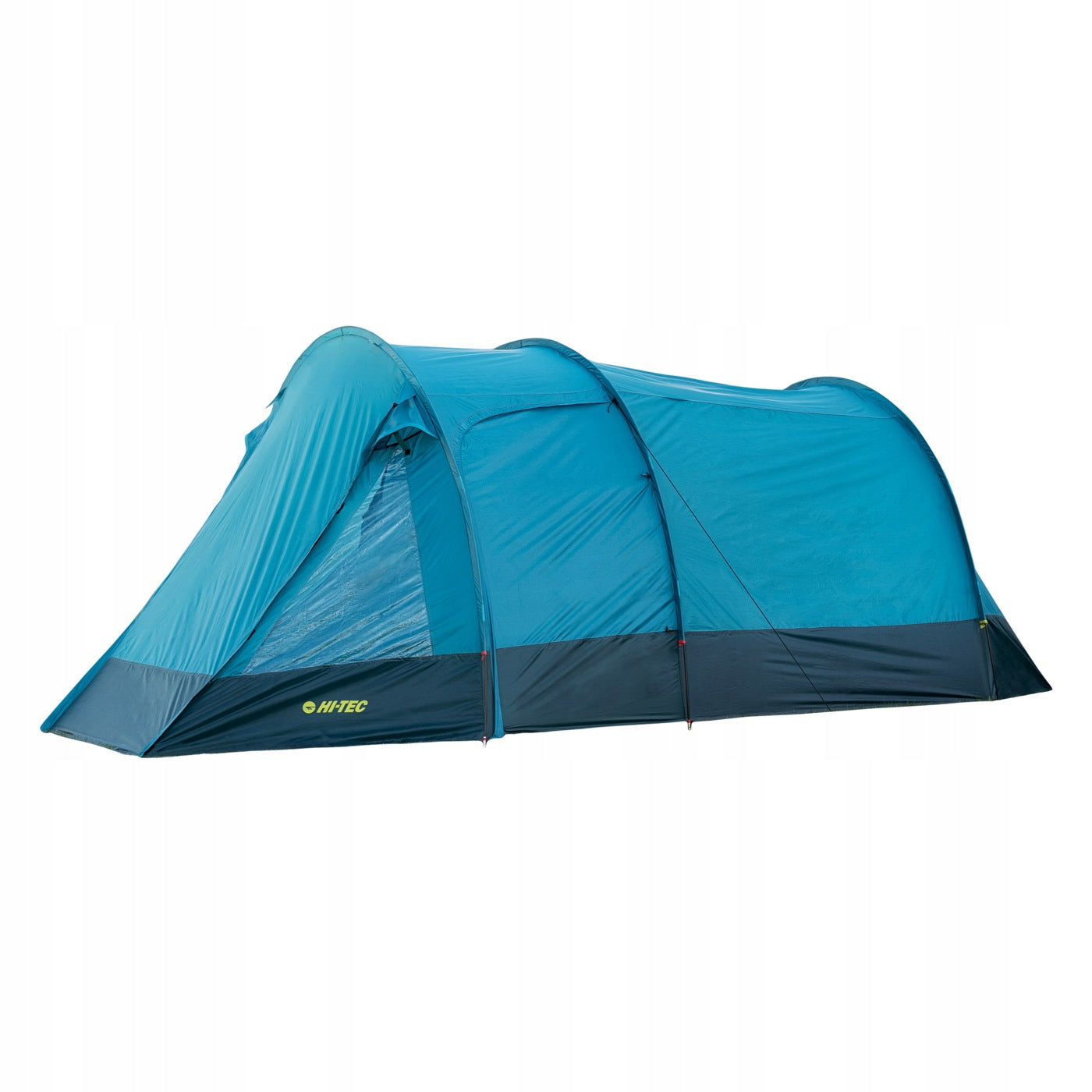 Tent HI-TEC Tunnel 5-person Blue Waterproof Vestibule Waterproof Brand Hi-Tec