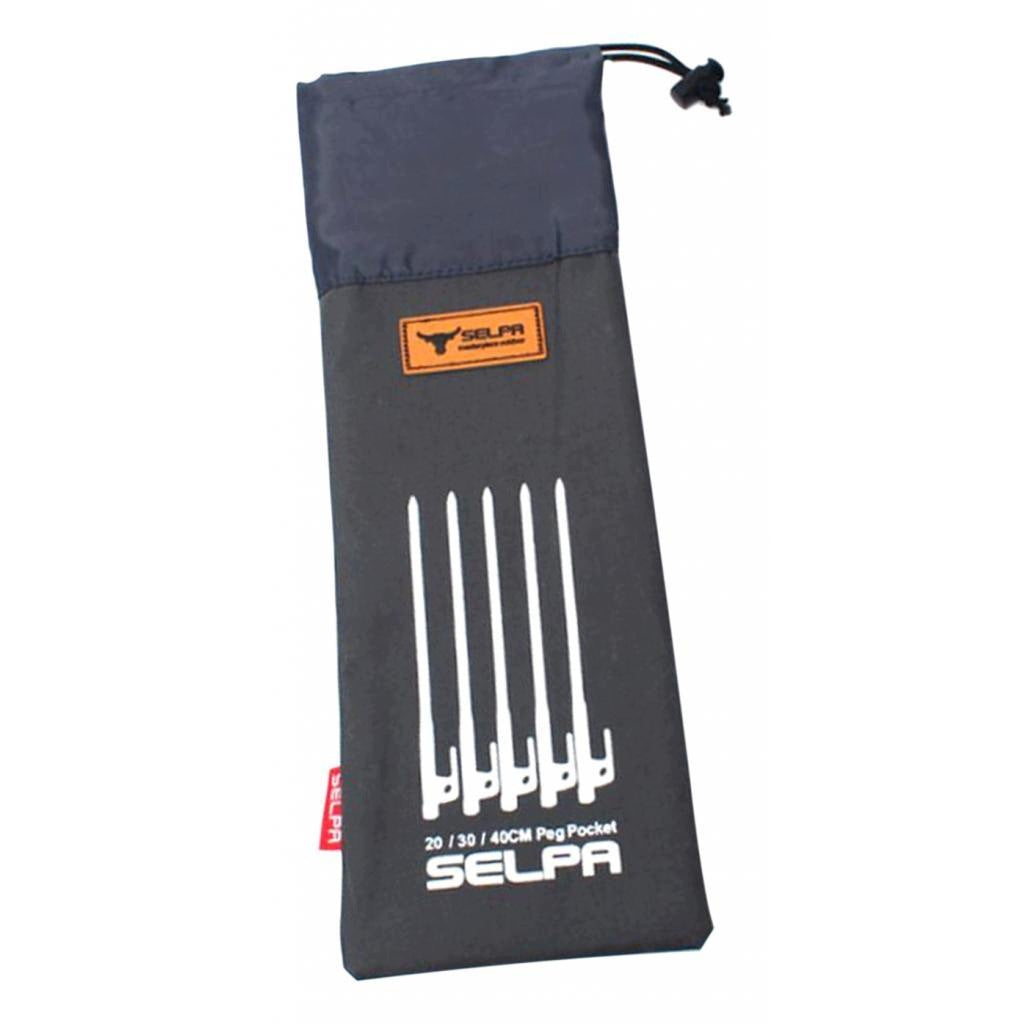 Tent Peg Bag, Durable Oxford Drawstring Bag for Camping Tent
