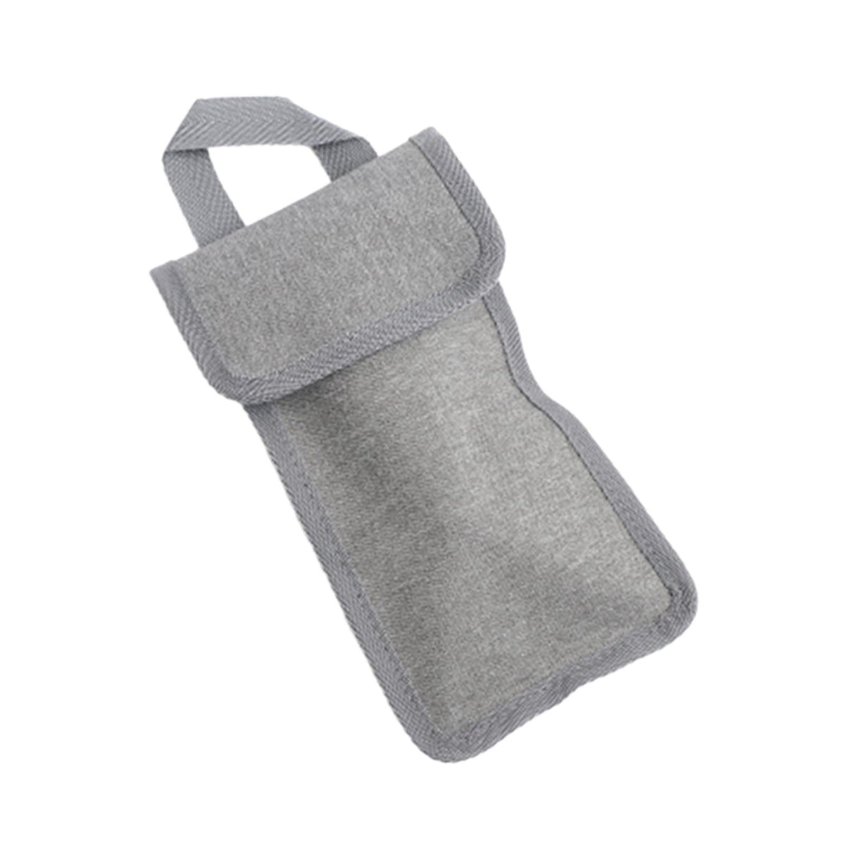 Tent Peg Storage Pouch Portable Zipper Tent Pole Holder Container Gray 20cm
