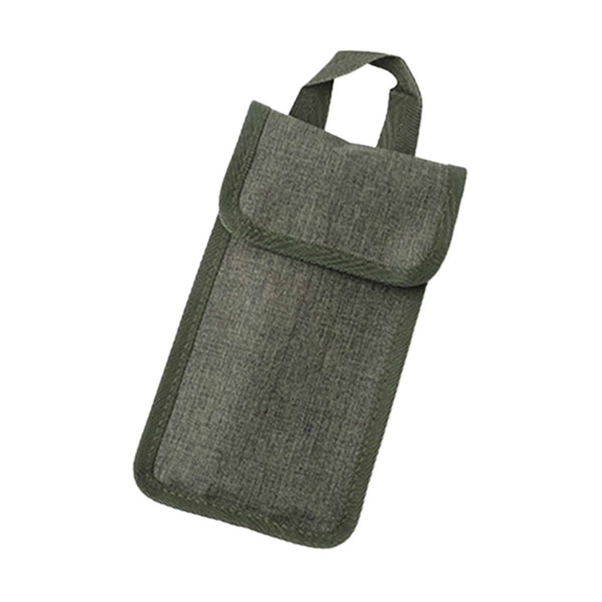 Tent Peg Storage Pouch Portable Zipper Tent Pole Holder Green 20cm