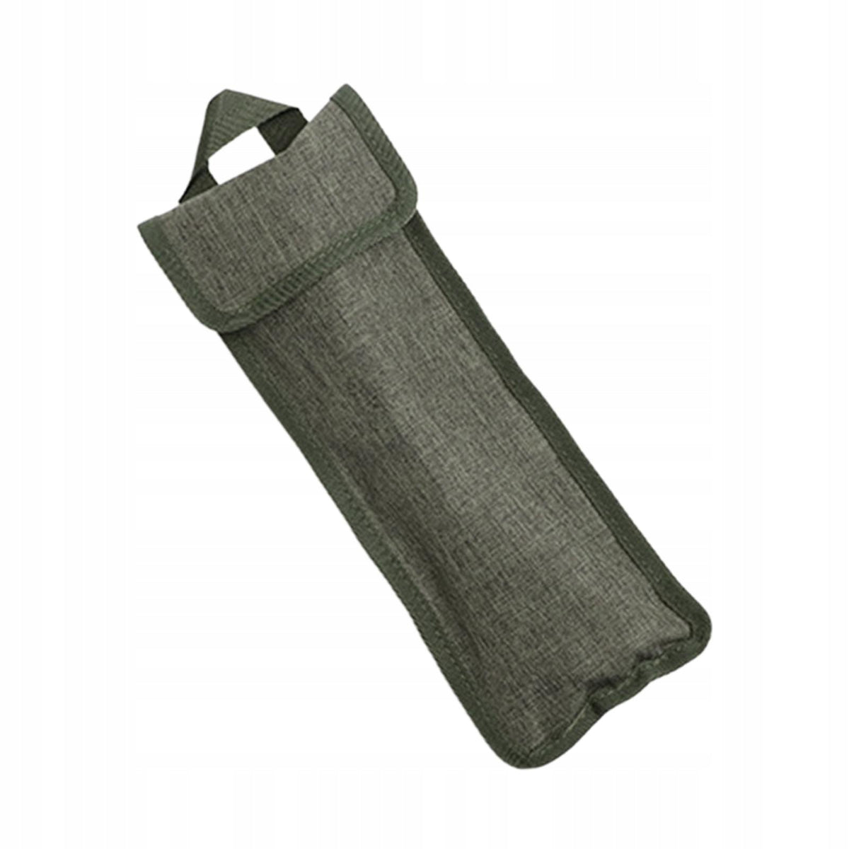 Tent Peg Storage Pouch Portable Zipper Tent Pole Holder Green 30cm