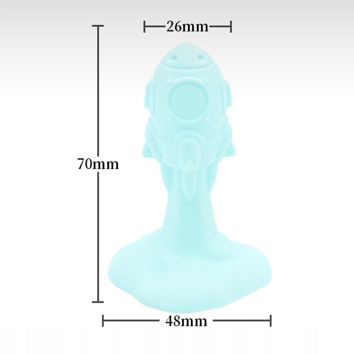 Tent Pole Lightning Protection Cap Protective for Fishing Hiking Mint Blue Packaging status original