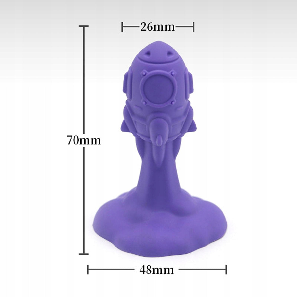 Tent Pole Lightning Protection Cap Protective for Fishing Hiking Purple Packaging status original
