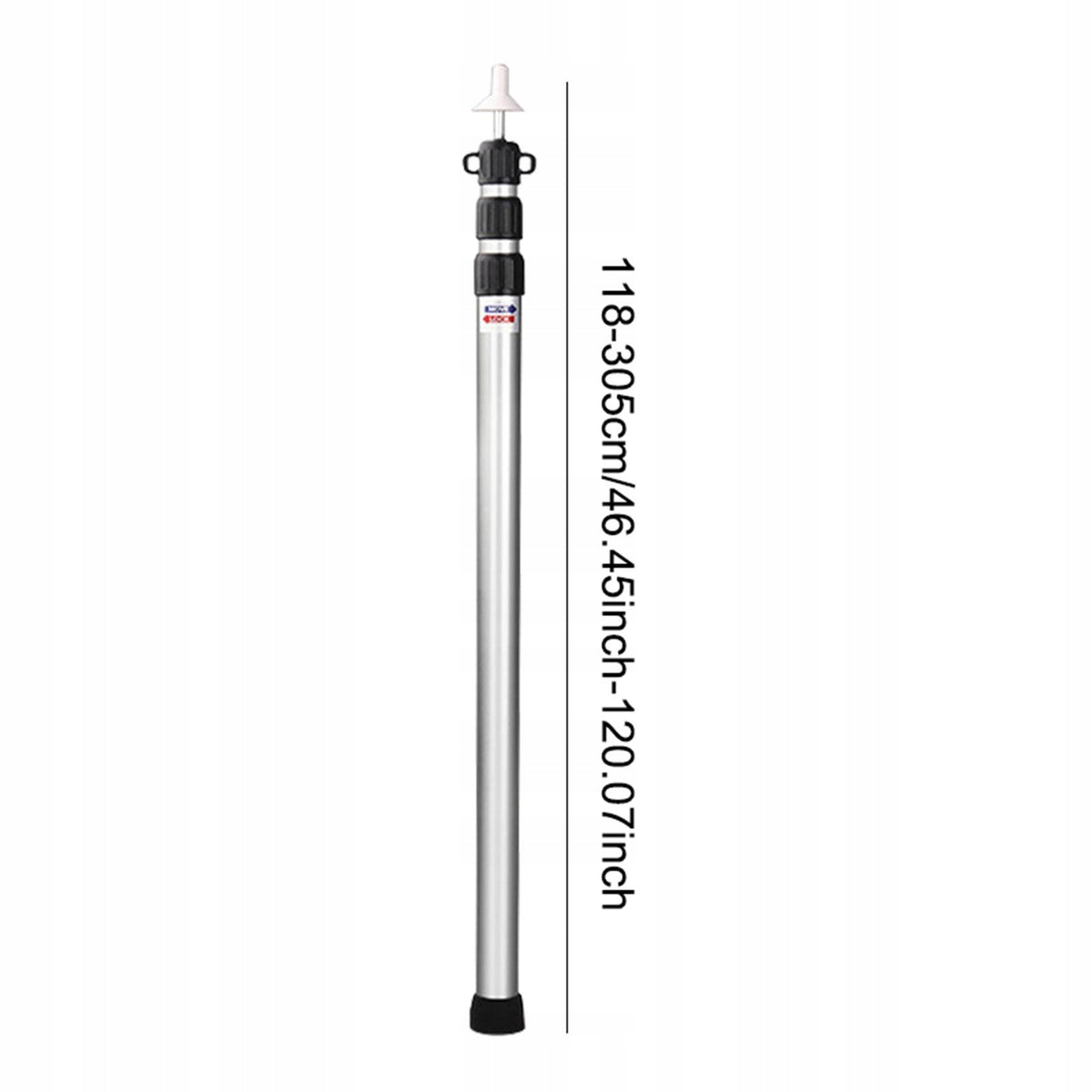 Tent Poles for Tarp Adjustable Replacement Awning Poles Tent silver 3m Packaging status original