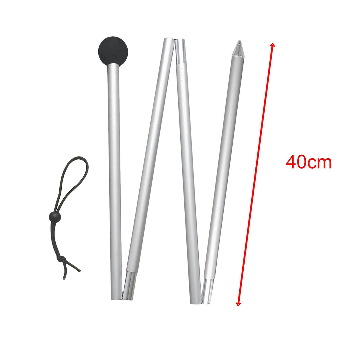 Tent Rods Tarp Pole for Canopy Aluminum Alloy Canopy Poles 1.6M pointed tip Manufacturer code 14666049590