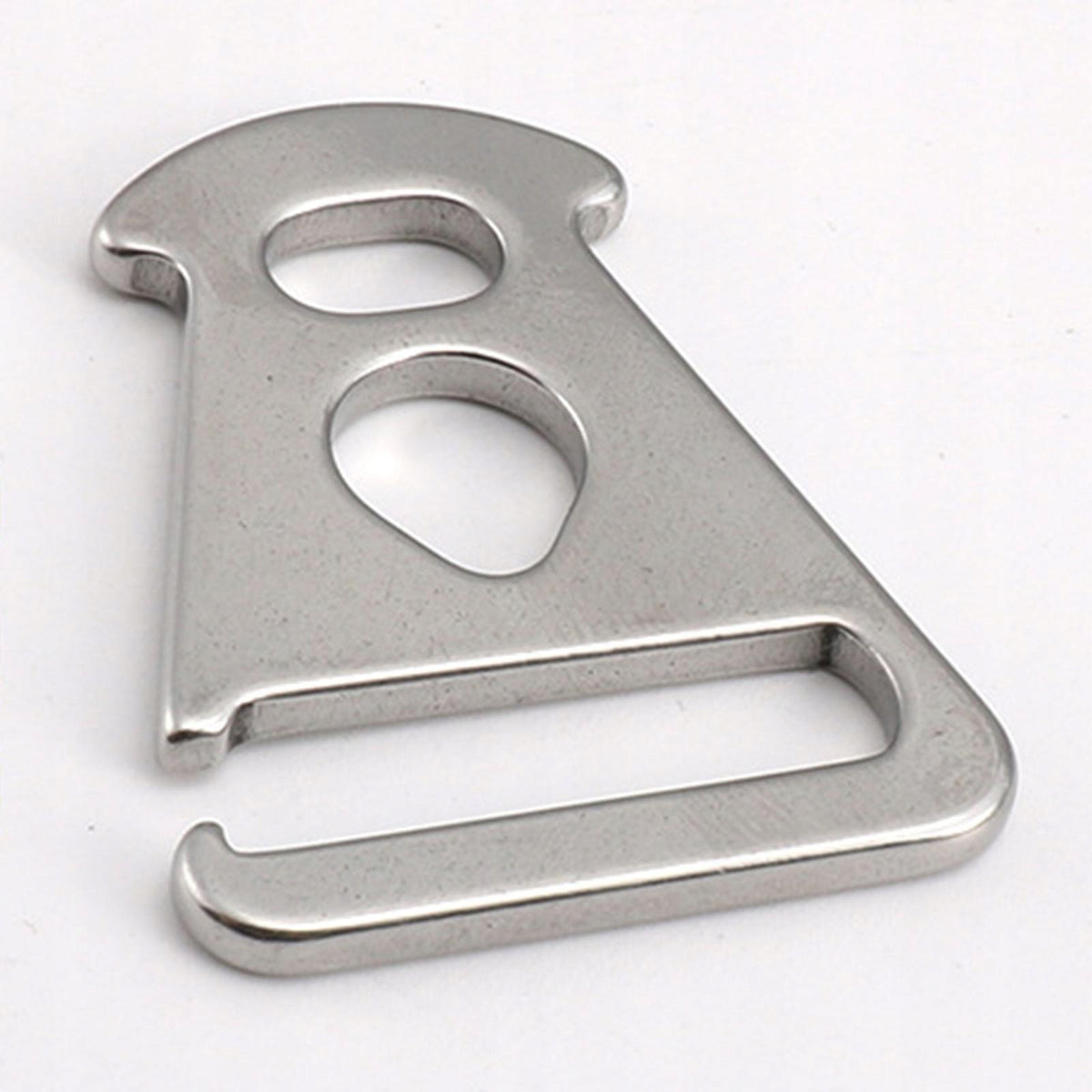Tent Rope Tensioner 2 Hole Bent Runner Camping Tent Adjustment Buckle for Packaging status original