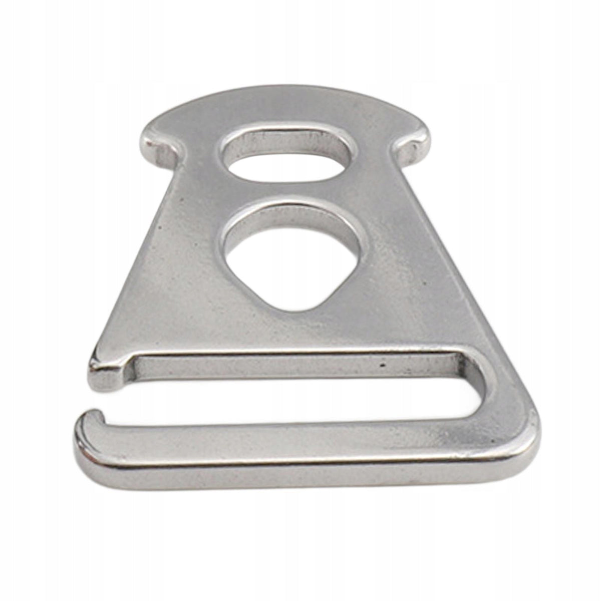 Tent Rope Tensioner 2 Hole Bent Runner Camping Tent Adjustment Buckle for