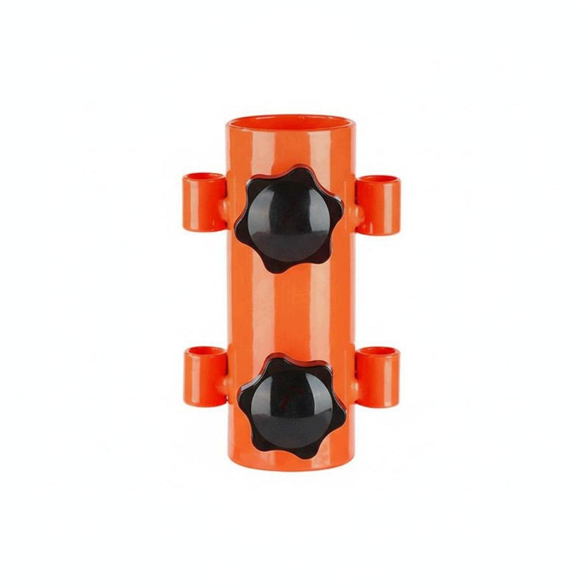 Tent Support Pole Adjustable Ground Anchor Universal Camping Tarp Orange