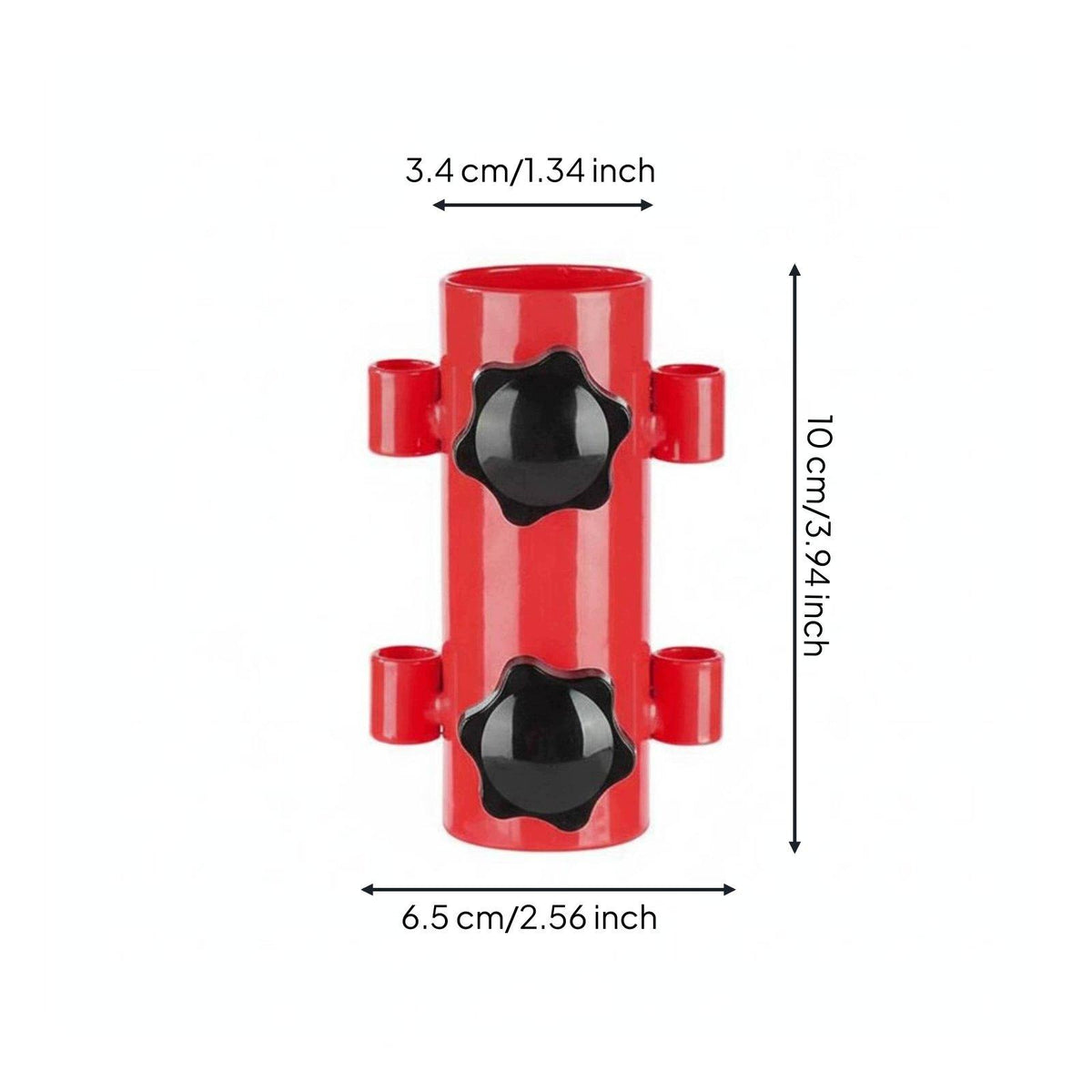 Tent Support Pole Adjustable Ground Anchor Universal Camping Tarp Pole Red Packaging status original